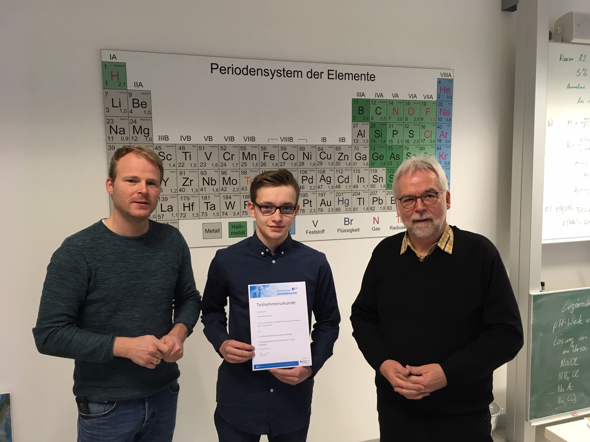 Beitrag zur Internationalen Chemie-Olympiade IChO 2018