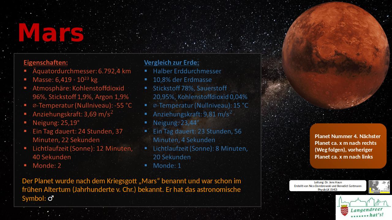 Der Planetenweg