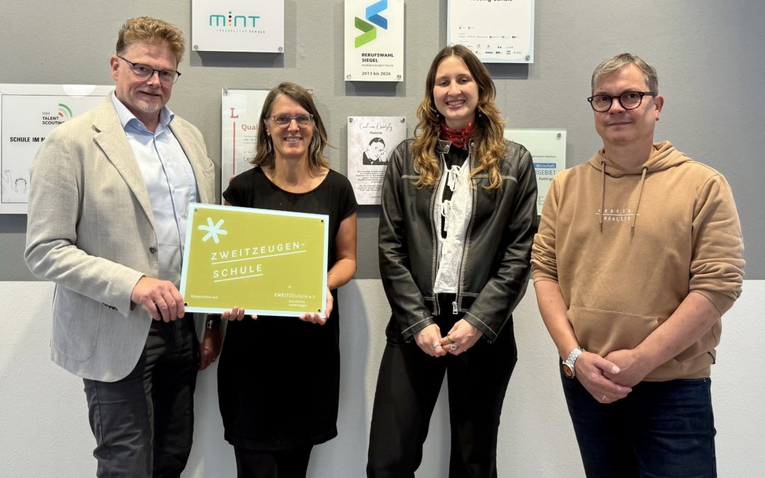Gedenken lebendig halten: Lessing-Gymnasium unterzeichnet Kooperationsvertrag mit den Zweitzeugen e.V.